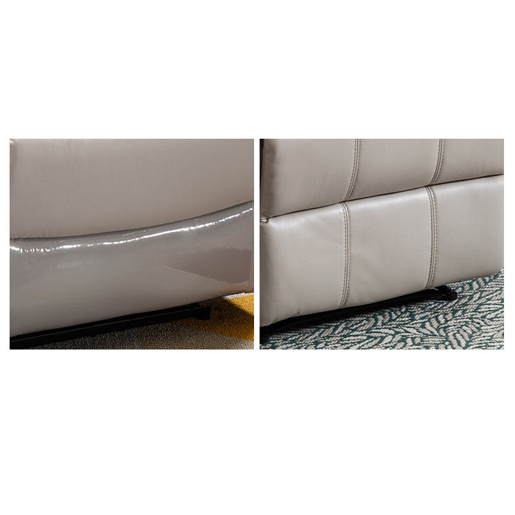 Modern Multi-Color Sofa with Nano Leather and Metal Accents - Perfect for Diverse Living Spaces fykl-440