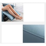 Stylish Techno Fabric Sofa - Vibrant Orange, Blue & Gray with Durable Metal Frame fykl-441