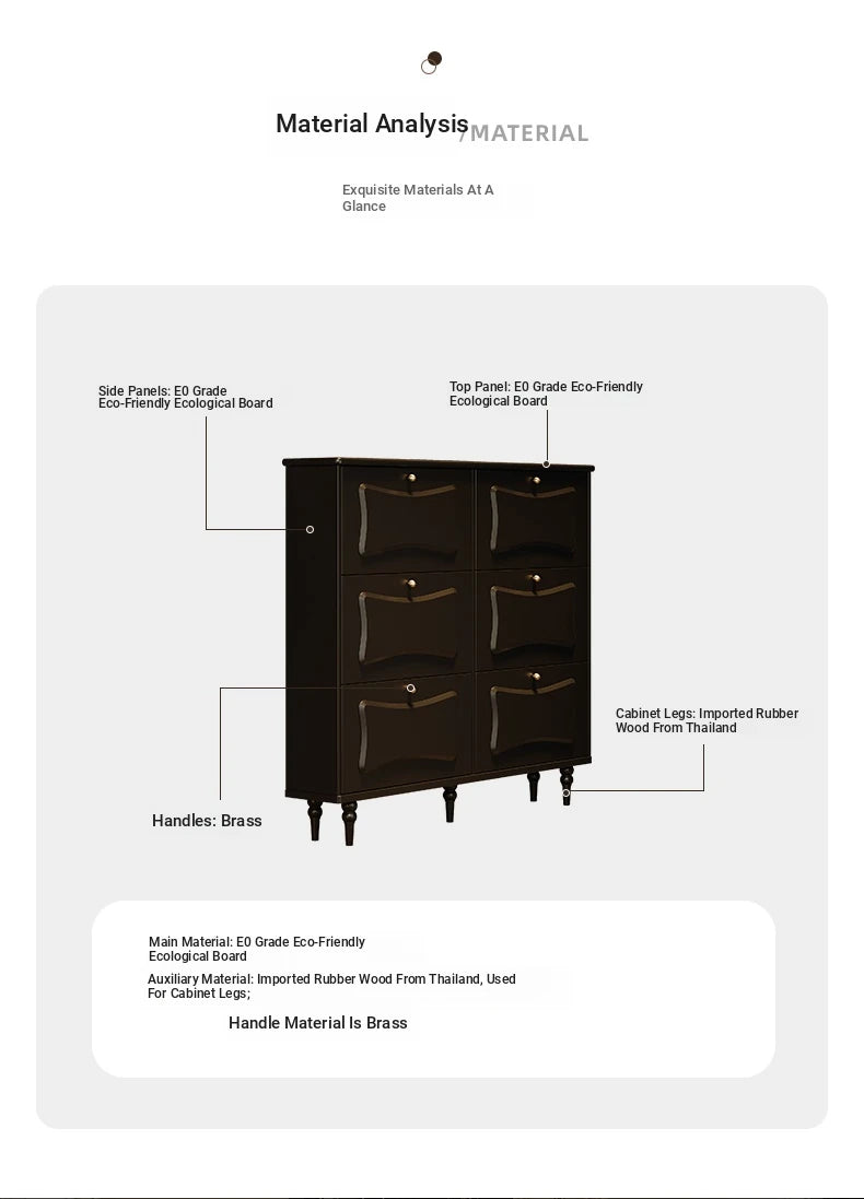 Elegant Black Cabinet with Gold Accents – Stylish Storage Solution for Modern Interiors fymj-4844