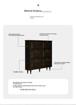 Elegant Black Cabinet with Gold Accents – Stylish Storage Solution for Modern Interiors fymj-4844