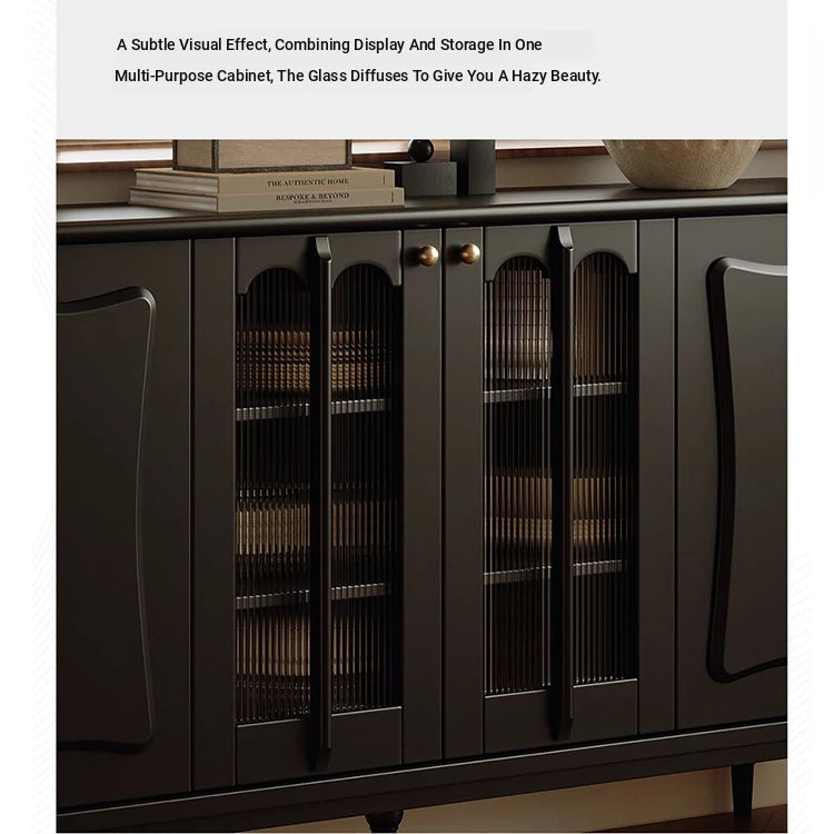 Elegant Solid Wood Cabinet with Acrylic Design - Modern Storage Solution for Your Home fymj-4848
