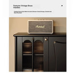 Elegant Solid Wood Cabinet with Acrylic Design - Modern Storage Solution for Your Home fymj-4848