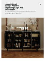 Elegant Solid Wood Cabinet with Acrylic Design - Modern Storage Solution for Your Home fymj-4848