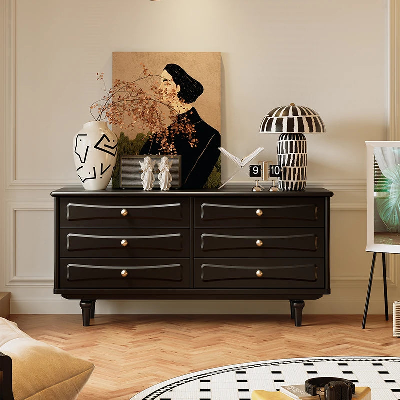 Stylish Modern Cabinet with Elegant Gold Handles and Ample Storage Space fymj-4850
