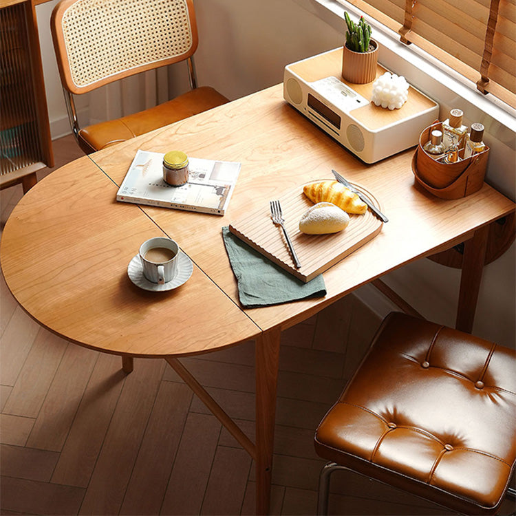 Elegant Cherry and Oak Wood Table with Steel Frame – Perfect for Modern Interiors fyx-840