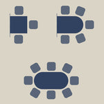 Elegant Cherry and Oak Wood Table with Steel Frame – Perfect for Modern Interiors fyx-840