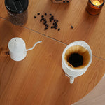 Elegant Cherry and Oak Wood Table with Steel Frame – Perfect for Modern Interiors fyx-840