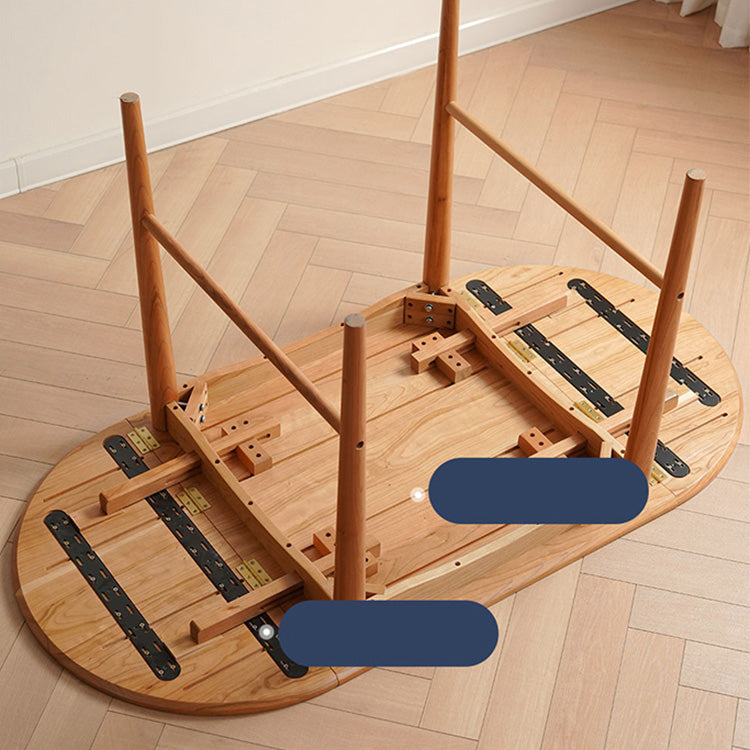 Elegant Cherry and Oak Wood Table with Steel Frame – Perfect for Modern Interiors fyx-840