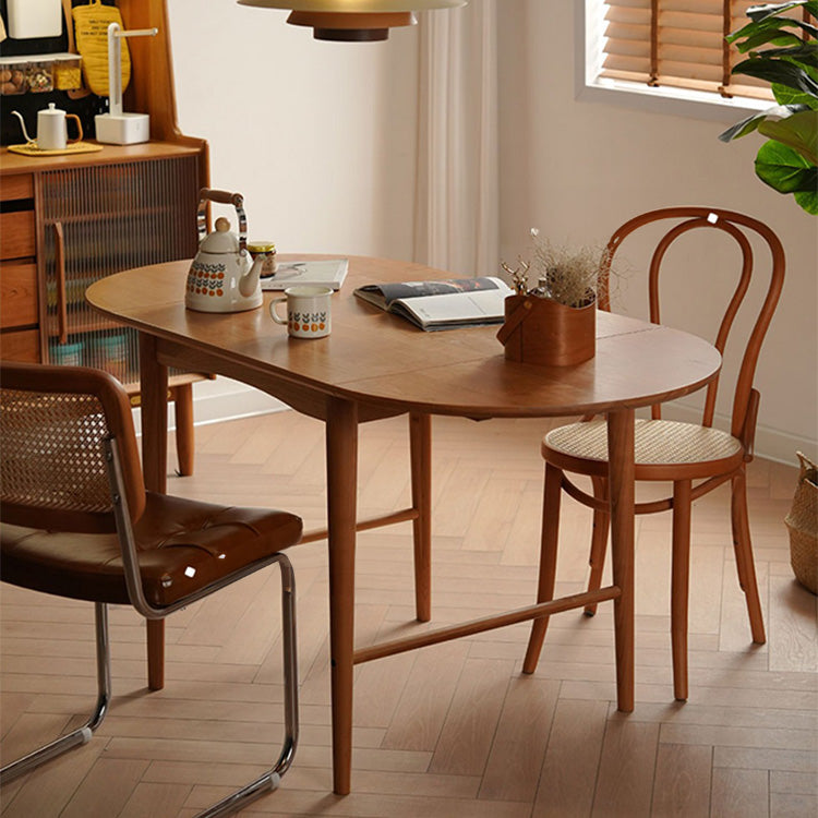 Elegant Cherry and Oak Wood Table with Steel Frame – Perfect for Modern Interiors fyx-840