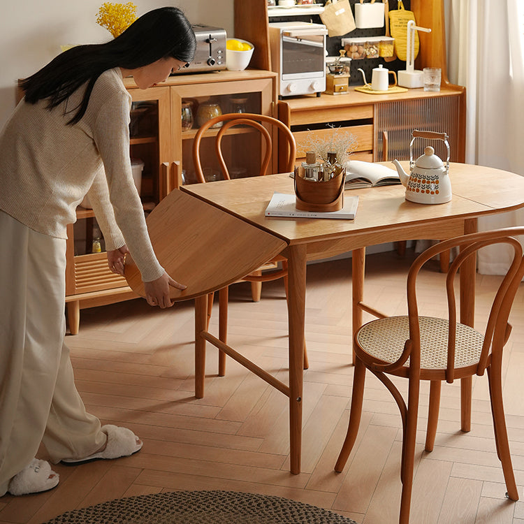 Elegant Cherry and Oak Wood Table with Steel Frame – Perfect for Modern Interiors fyx-840