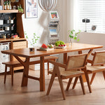 Stunning Cherry Wood Table - Natural Finish for Elegant Home Decor fyx-847