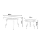 Elegant Cherry Wood Tea Table - Premium Plywood Construction fyx-868