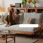 Stunning Cherry Wood Bedside Cupboard - Natural Finish Nightstand fyx-879