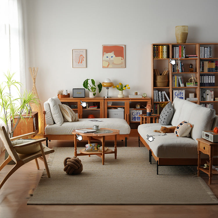 Stunning Cherry Wood Bedside Cupboard - Natural Finish Nightstand fyx-879