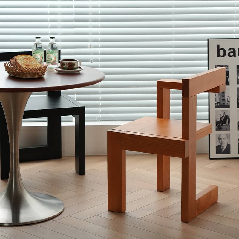 Elegant Natural Ash Wood Chair – Stunning Home Decor Addition fyx-883