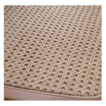 Modern Beech Wood Chair with Rattan Seat - Natural Finish fyx-889