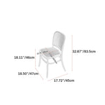 Modern Beech Wood Chair with Rattan Seat - Natural Finish fyx-889