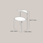 Modern Ash Wood Chair with Faux Leather & Rattan - Black Green Finish fyx-893