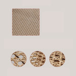 Elegant Natural Cherry Wood Chair with Rattan Detailing fyx-894