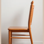 Elegant Natural Wood Chair in Rich Cherry Finish fyx-895