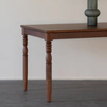 Elegant Black Walnut Dining Table with Classic Design - Perfect for Modern Homes fzgf-3105