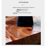 Elegant Ash Wood Desk with Unique Design – Perfect for Home or Office fzgf-3107