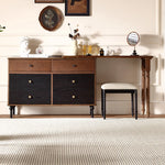 Elegant Ash Wood Makeup Vanity with Spacious Storage and Chic Design fzgf-3108