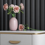 Luxury Solid Wood Nightstand with Marble Top - Elegant Bedroom Accent Piece fzyhs-2736