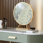 Elegant Quilted Faux Leather Stool with Solid Wood Base for Modern Living Spaces fzyhs-2738-st