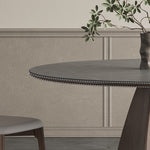 Stylish Grey Ash Wood Ceramic Table - Perfect for Modern Homes hagst-1673