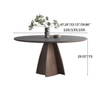 Stylish Grey Ash Wood Ceramic Table - Perfect for Modern Homes hagst-1673