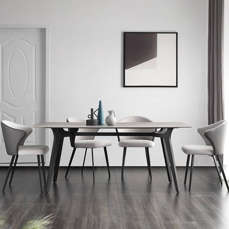 Stylish Multi-Layer Sintered Stone Gray Table for Modern Interiors hagst-316
