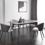 Stylish Multi-Layer Sintered Stone Gray Table for Modern Interiors hagst-316