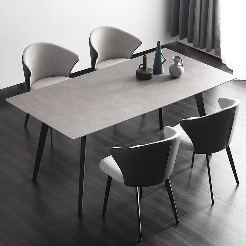Stylish Multi-Layer Sintered Stone Gray Table for Modern Interiors hagst-316