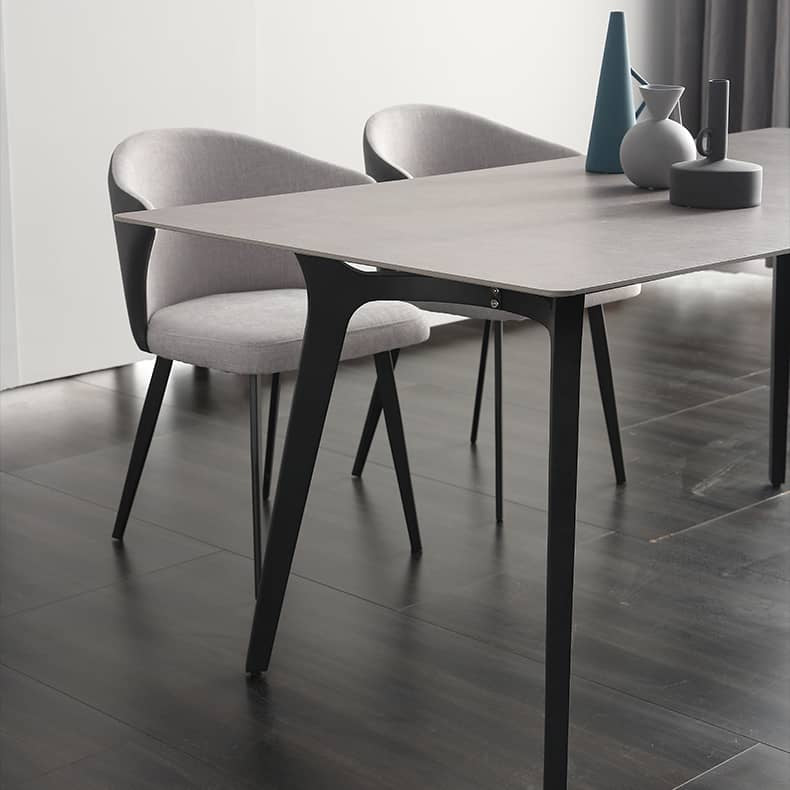 Stylish Multi-Layer Sintered Stone Gray Table for Modern Interiors hagst-316