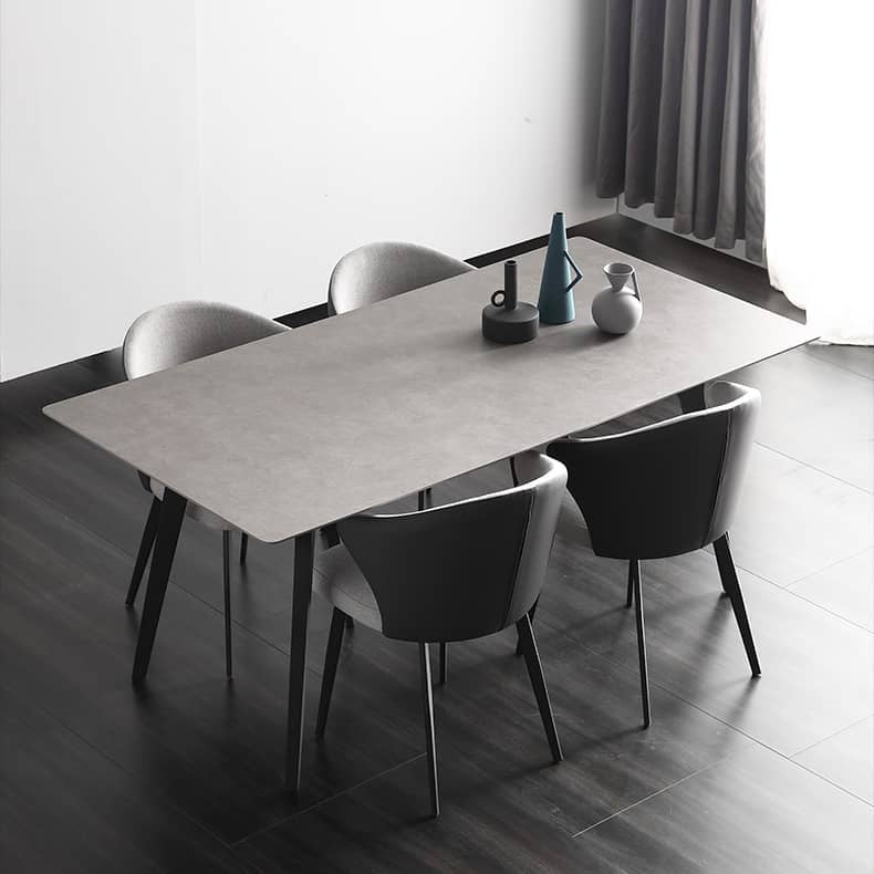 Stylish Multi-Layer Sintered Stone Gray Table for Modern Interiors hagst-316