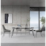 Stylish Multi-Layer Sintered Stone Gray Table for Modern Interiors hagst-316