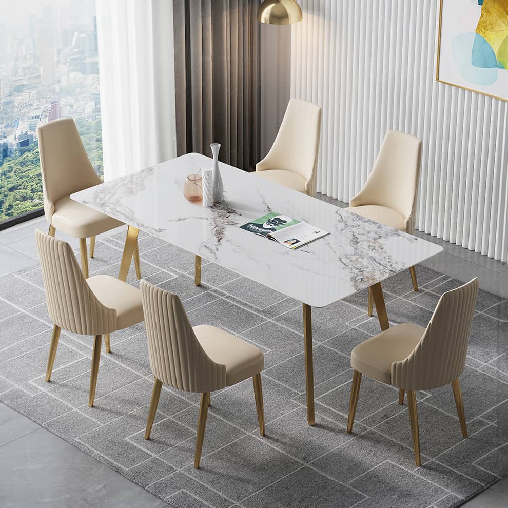 Stylish Multi-Layer Sintered Stone Gray Table for Modern Interiors hagst-316