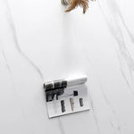 Elegant White Sintered Stone & Ash Wood Table: Modern Design & Durability hagst-323