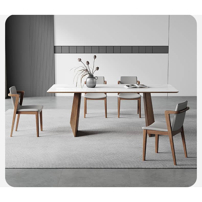 Stylish Dark Gray Ash Wood Chair with Scratch-Resistant Fabric hagst-335