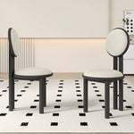 White Oak Chair with Luxurious Faux Lambswool Upholstery hagst-336