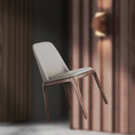 Elegant Dark Gray Ash Wood Chair with Scratch-Resistant Fabric - Durable & Stylish Seating hagst-338