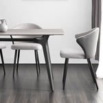 Stylish Light Gray Chair with Durable Cotton-Ramie Scratch-Resistant Fabric hagst-341