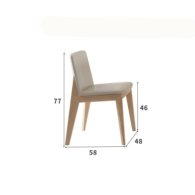 Stylish Table with White Sintered Stone Top and Ash Wood Multi-Layer Board hagst-558