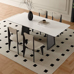 Elegant Multi-Layer Sintered Stone Table with Oak Wood Finish hagst-562