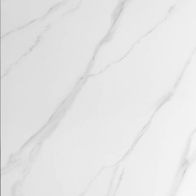 Luxury White Sintered Stone Table with Oak Wood Finish and Multi-Layer Board Design hagst-566