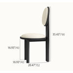 Elegant White Sintered Stone Dining Table with Oak Wood Multi-Layer Board hagst-568