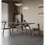 Elegant White Faux Leather Chair with Oak Wood Frame and Comfortable Foam Cushion - Brown and Grey Options Available hagst-821