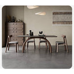 Elegant White Faux Leather Chair with Oak Wood Frame and Comfortable Foam Cushion - Brown and Grey Options Available hagst-821