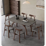 Elegant White Faux Leather Chair with Oak Wood Frame and Comfortable Foam Cushion - Brown and Grey Options Available hagst-821